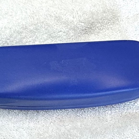 Ray Ban Junior Hard Shell Glasses Case Blue With Red Velvety Lining Case ONLY - Picture 3 of 3